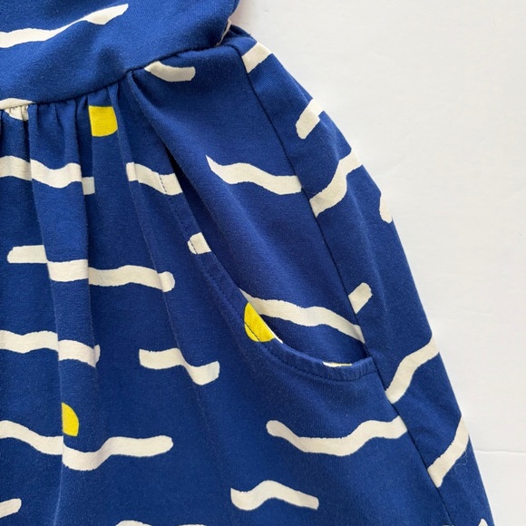 Hanna Andersson Blue Dress with Yellow Accents - Picture 4 of 4